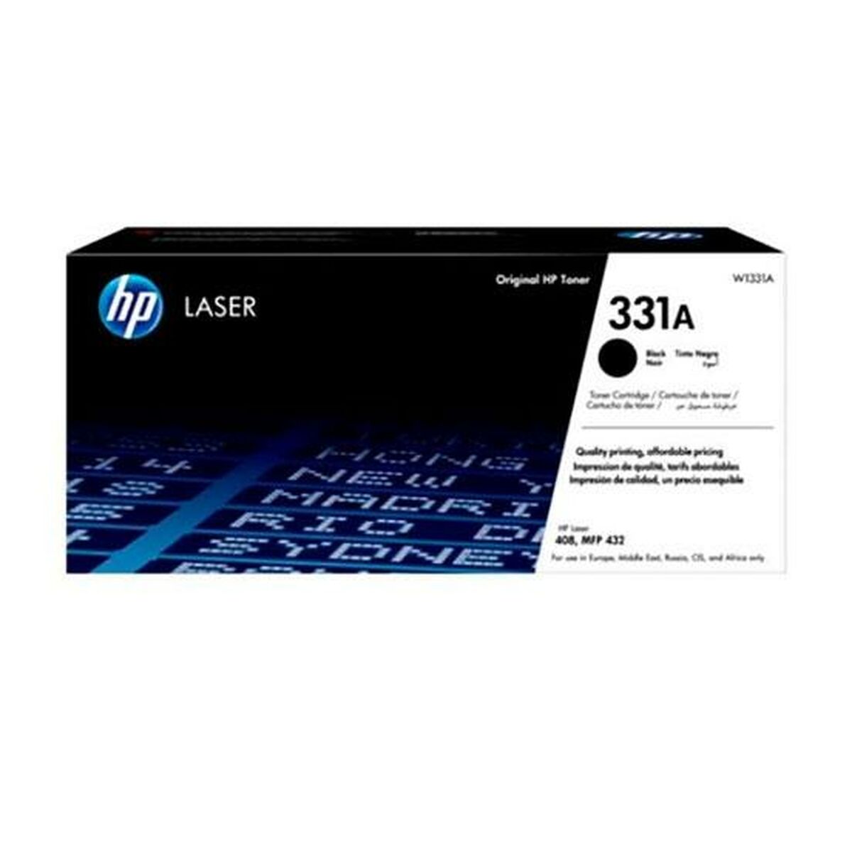 Toner HP Sort